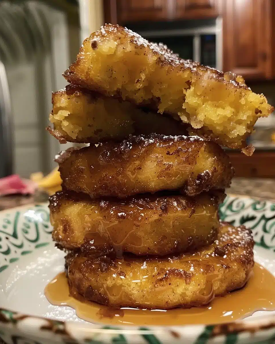 Delicious churro waffles topped with cinnamon and sugar