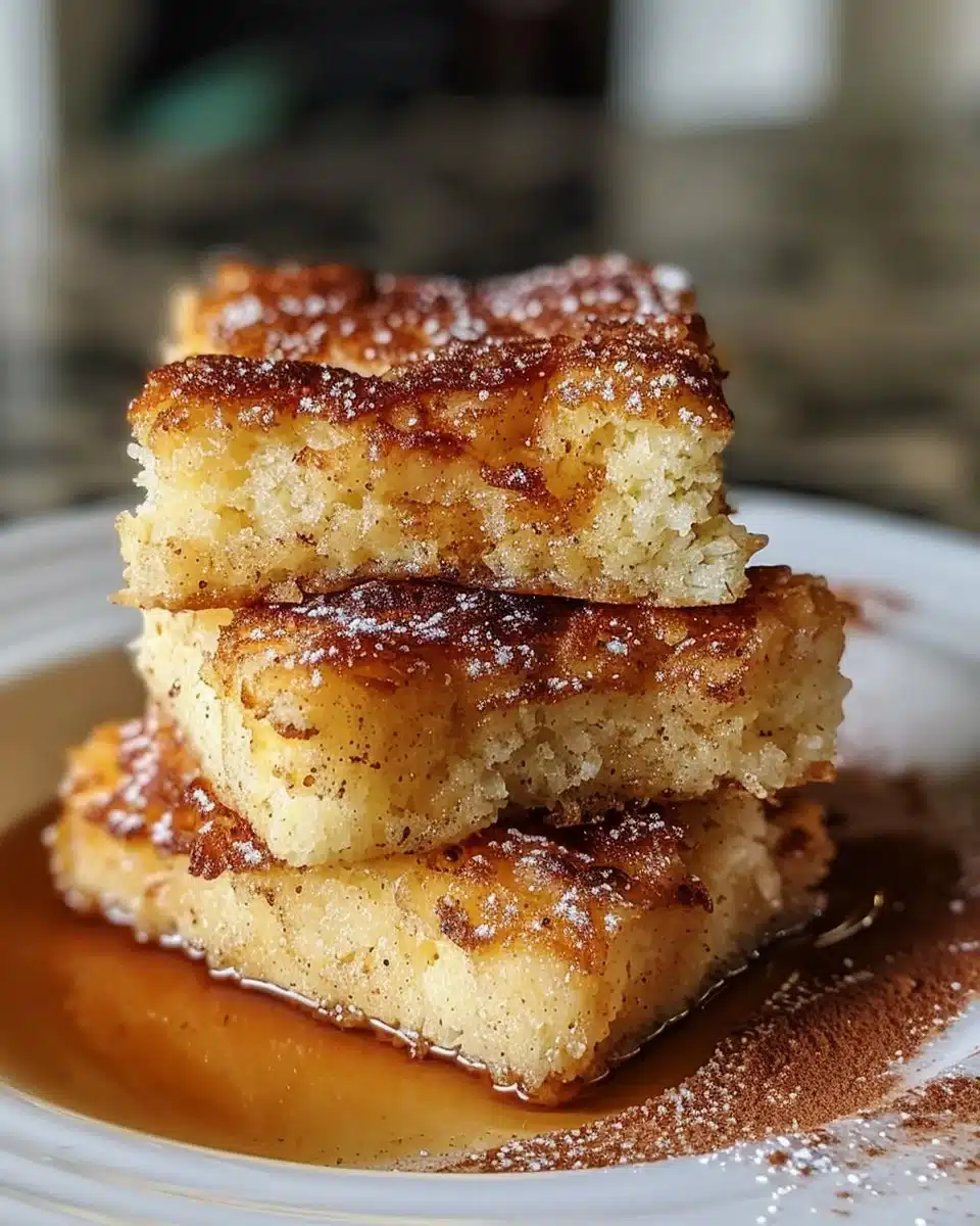 Freshly baked cinnamon sugar donut bread on a wooden surface