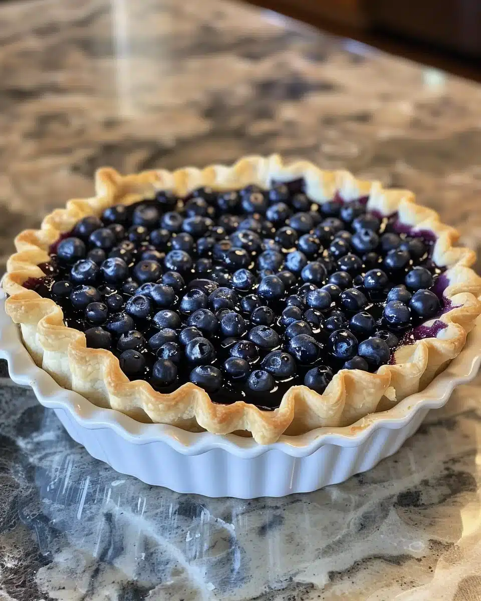 Delicious hand-sized blueberry pies baked to perfection with fresh blueberries