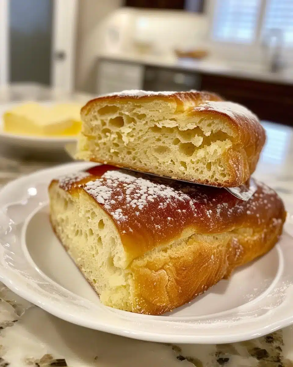 Freshly baked lemon rolls with a zesty glaze on top