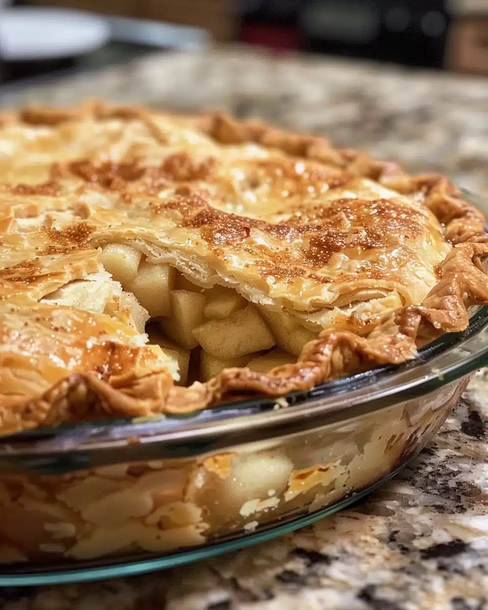 Freshly baked mini apple pies garnished with cinnamon and served on a plate