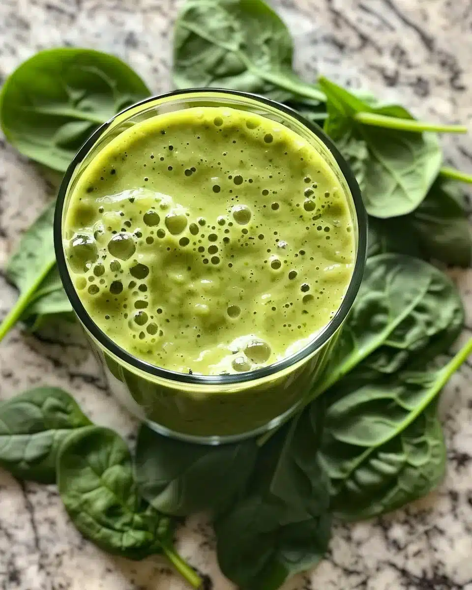 Delicious protein smoothie topped with fresh fruits and nuts