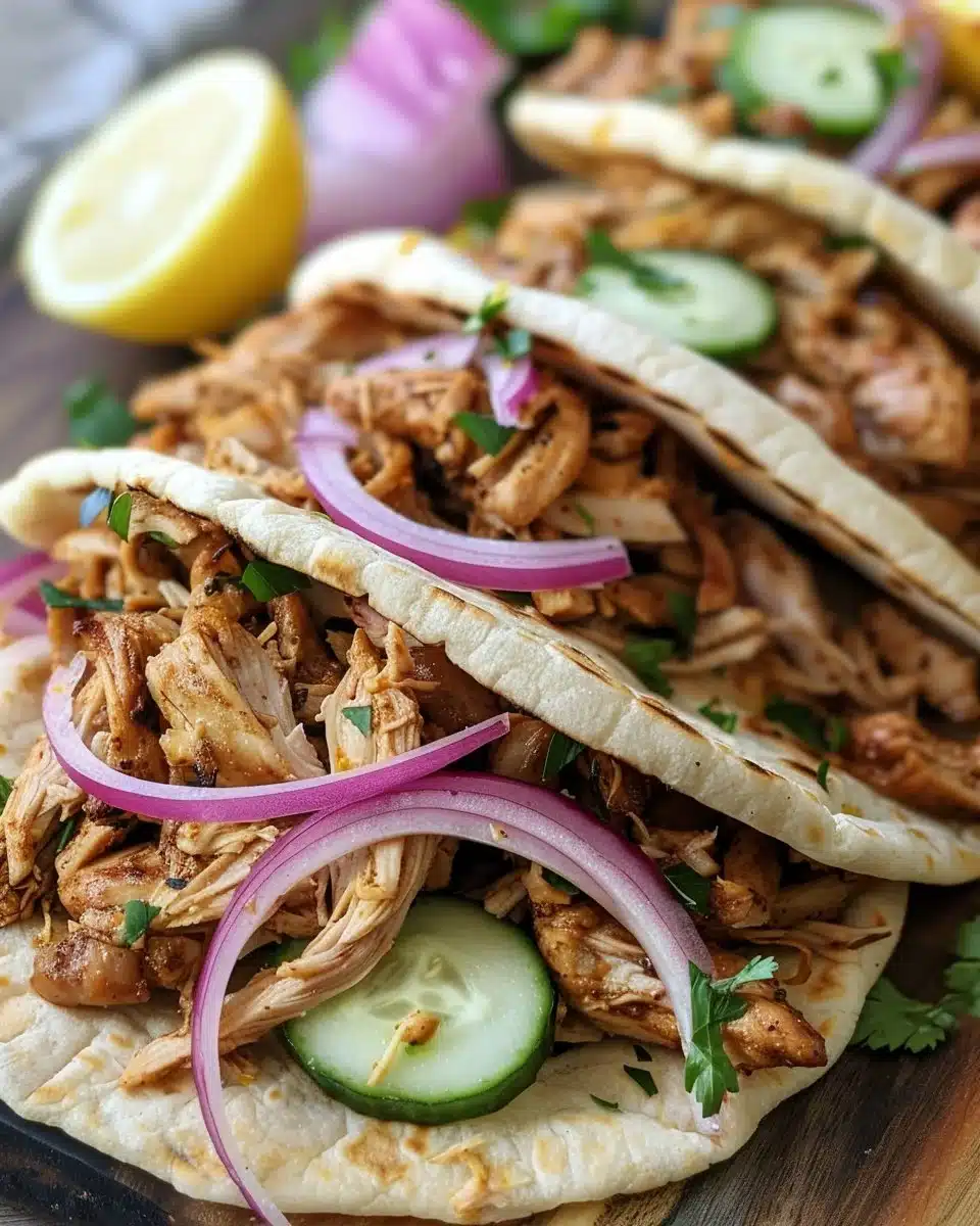 Delicious Tzatziki Chicken Salad with fresh herbs and vegetables